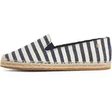 Tommy Hilfiger Damen Espadrilles Nautical Stripe mit Logo, Mehrfarbig (Space Blue Itacha Stripes), 39