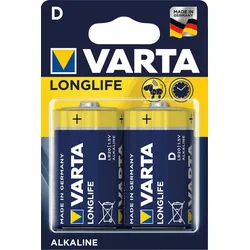 Batterie Alkali Mono (D) - 2 Stück