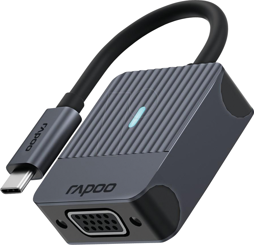 Produktbild RAPOO UCA-1003 - Adapter USB Type-C  > VGA, 1080p, 0,15 m