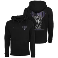 Mister Tee Zip-Kapuzenpullover in black | Gr.: 4XL