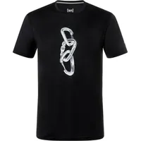 super.natural - Carabineri Tee - Merinoshirt Gr 56 - XXL schwarz