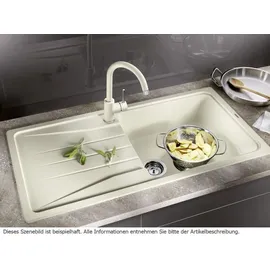Blanco Sona XL 6 S links Einbau von Oben softweiß Handbetätigung 1000 x 500 mm