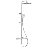 Sapho ICONIC Duschsäule mit Hebelarmatur, Chrom - Silber