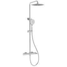 Sapho ICONIC Duschsäule mit Hebelarmatur, Chrom - Silber