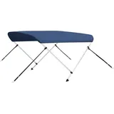 vidaXL 2-Bow Bimini Top Marineblau 180x150x110 cm