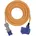 1167650325 Strom Camping-CEE-Verlängerungskabel Blau Schwarz Orange Grau 25 m H07r