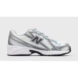 New Balance 740 White/Metallic Silver/Black 38