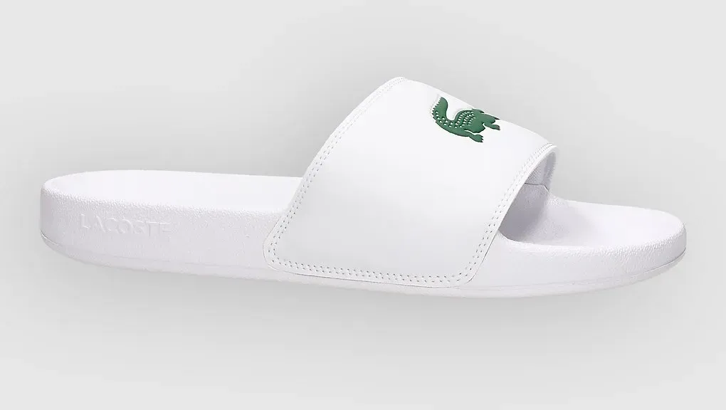 Lacoste Serve Slide 0.0 Sandalen white / green Gr. 6.0