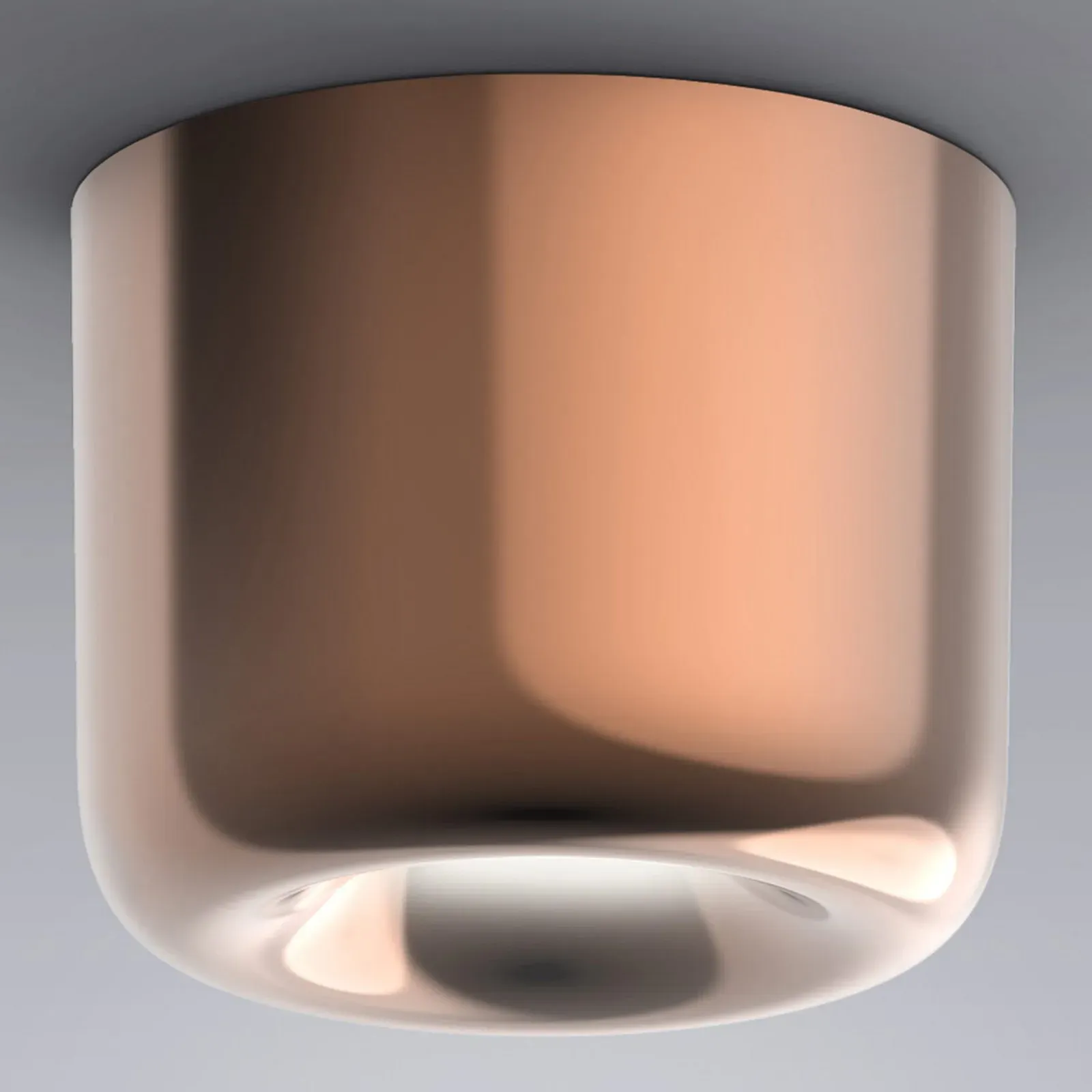Deckenleuchte Serien Lighting, Cavity Ceiling L, dimmbar, Bronze / Altmessing, für Wohnzimmer, Metall, Design - 10