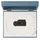 Crosley Voyager CD-Player mit Stereo-Bluetooth-Lautsprechern und FM-Radio, Washed Blue