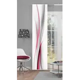 HOME WOHNIDEEN Home Fashion Schiebevorhang, Rot, 245 x 60 cm