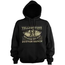 Yellowstone Hoodie Schwarz L