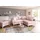 Home Affaire Eckcouch Mikrofaser 3-Sitzer Rosa