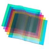 Livepac-Office Heftumschlag / Hefthülle DIN A5 / Farbe: transparent grün