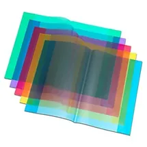 Livepac-Office Heftumschlag / Hefthülle DIN A5 / Farbe: transparent grün