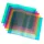 Livepac-Office Heftumschlag / Hefthülle DIN A5 / Farbe: transparent grün