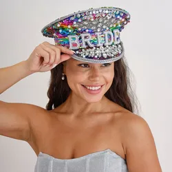 Funkelnd bunte Braut Mütze