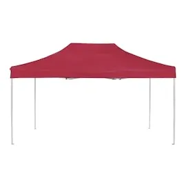 vidaXL Profi-Partyzelt Faltbar 4,5 x 3 m Weinrot