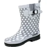 Bockstiegel Damen Regenstiefel Dorin-K grau/multi Gr. 39