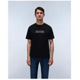 Napapijri Box Logo Kurzarm-t-shirt - Black Beauty - L