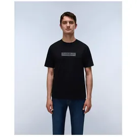 Napapijri Box Logo Kurzarm-t-shirt - Black Beauty - L