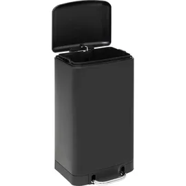 5 five simply smart 5five simply smart Mülleimer "ariane" 20l aus schwarzem metall - Schwarz