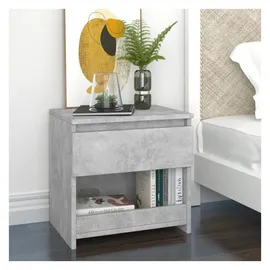 vidaXL Nachtschrank 40 x 30 x 39 cm Betongrau