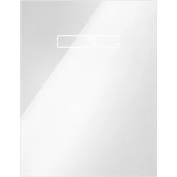 TECE Betätigungsplatte TECElux 9650002 Glas weiß, sen-Touch Elektronik