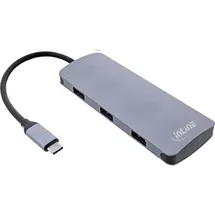 InLine 35392C USB-C 7 Ports), Dockingstation + USB 3.2 Gen.2 Hub, grau