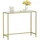 VASAGLE Konsolentisch 100 x 35 x 80 cm gold