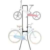 Vevor 2 Fahrradständer, freistehender, vertikaler Schwerkraft-Wand-Fahrradständer, voll Verstellbarer Fahrradständer für die Garage, robuster Stahl und einfache Montage für Garage Wohnzimmer Schuppen
