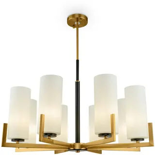 Maytoni Fortano Kronleuchter 8-flammig Glasschirme