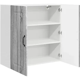 vidaXL Unterschrank Küchenwandschrank 80 x 31 x 80 cm Grau
