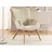 s-style möbel Lounge-Sessel Lenari Cordstoff 71 x 96 x 86 cm Beige