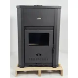 Prity WD W29 Stahl Schwarz/Abdeckplatte Glas