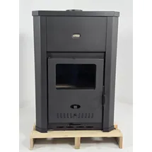 Prity WD W29 Stahl Schwarz/Abdeckplatte Glas