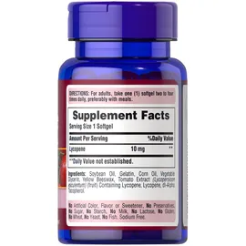 Puritan's Pride Lycopin 10 mg Softgels 100 St.