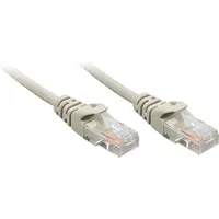 Lindy 48377 RJ45 Netzwerkkabel, Patchkabel CAT 5e U/UTP Grau