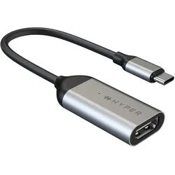 Hyper® HyperDrive USB-C auf 4K 60Hz HDMI Adapter, silber