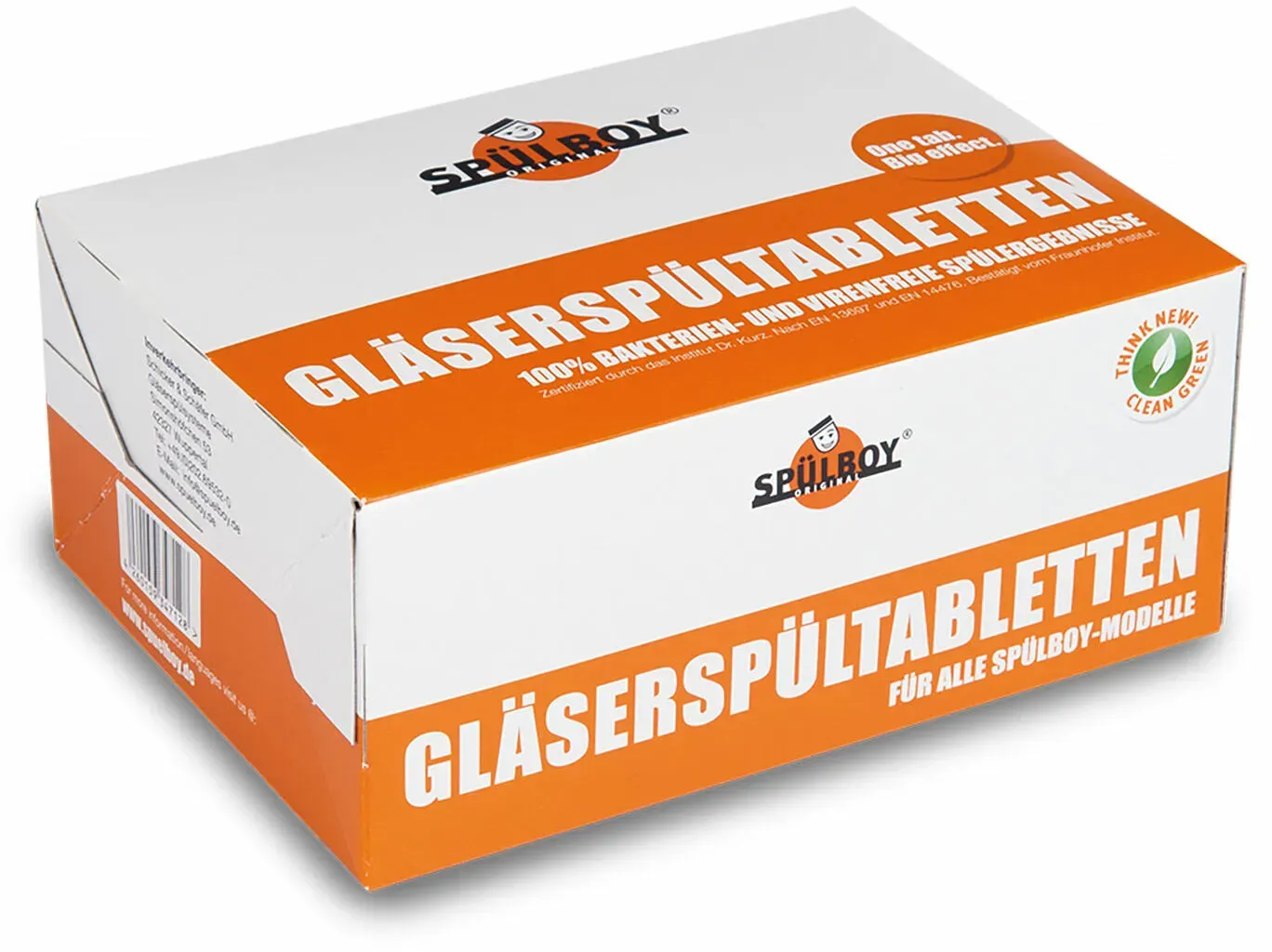 Gläserspültabletten 750g für Spülboy, 48 Tabletten = 192 Anwendungen
