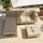 Oviala Loungesofa beige