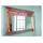 Massivmoebel24 Spiegel Akazie 160x7x87 honig lackiert OXFORD #0405