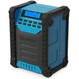 Majority Baustellenradio mit Bluetooth & DAB+ Funktion (DAB+, Bluetooth), Radio, Blau, Schwarz