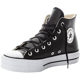 Converse Chuck Taylor All Star Lift Clean Leather High Top black/black/white 37