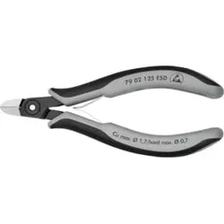 KNIPEX 79 02 125 ESD Präzisions-Elektronik-Seitenschneider ESD 125 mm