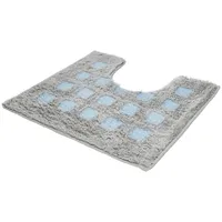 KLEINE WOLKE WC-Vorleger BOXES Grün 55 x 50 cm mit Ausschnitt
