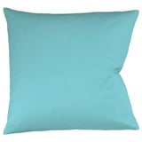 fleuresse Kissenbezug Satin 80 x cm Blau, Grün Petrol