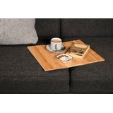 KESPER | Flexibles Sofatablett, Material: Bambus, Maße: 42 x 34 x 0,8 cm, Farbe: Braun | 58823