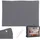 Relaxdays Sonnensegel rechteckig 300 x 200 cm grau