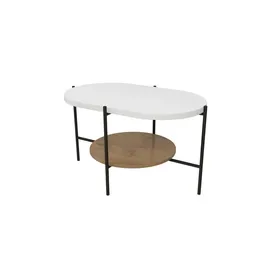 Möbel Kraft Couchtisch ¦ weiß ¦ Maße (cm): B: 80 H: 50